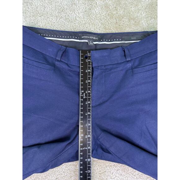 Banana Republic Pants Womens Size 2 Blue Straight Sloan Fit Ankle Stretch C558 - Picture 9 of 13